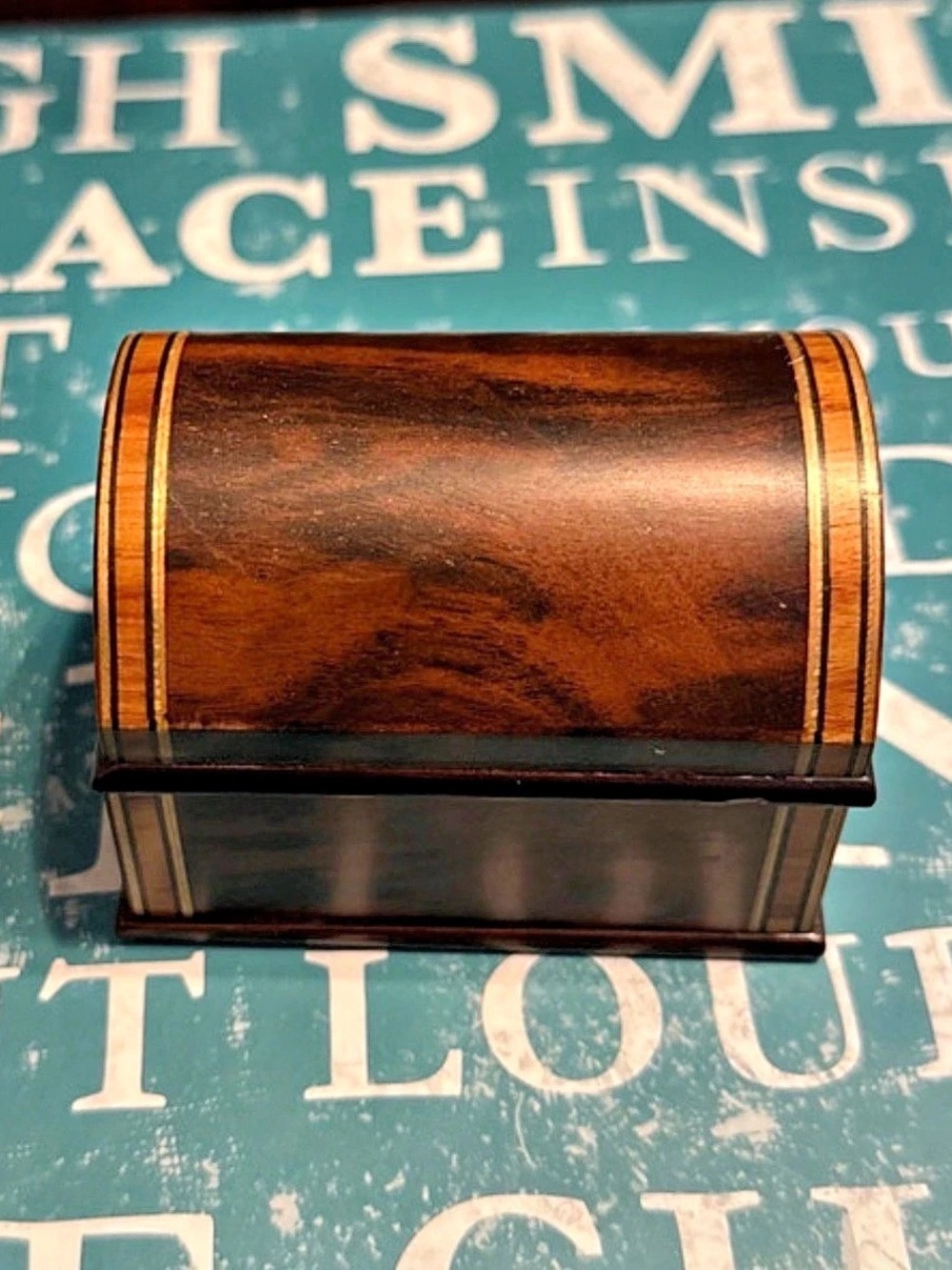 Augusto Wooden Jewelry Box in Brown & Black